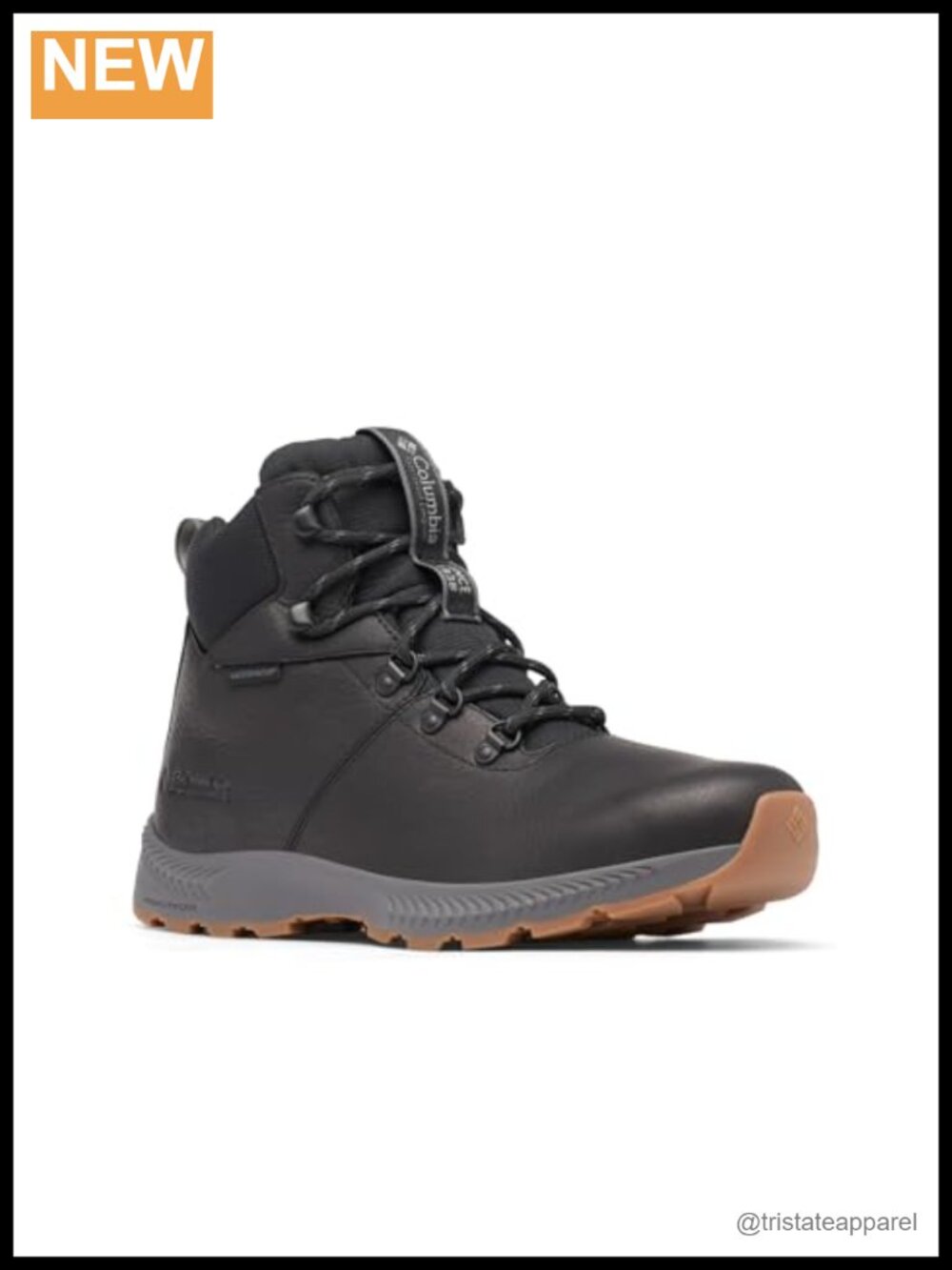 Waterproof Nubuck Leather Hiking Boots Mid-Top Outdoor